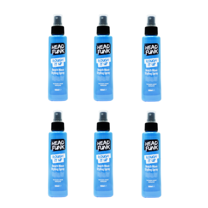 Head Funk Rough It Up Beach Wave Styling Hair Spray 150ml - Pack of 6
