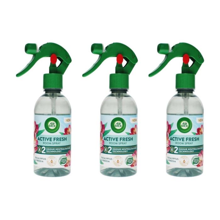 Air Wick Active Fresh Room Spray Eucalyptus & Freesia 236 ML - Pack of 3