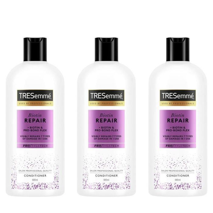 Tresemme Biotin Repair Conditioner 680ml - Pack of 3