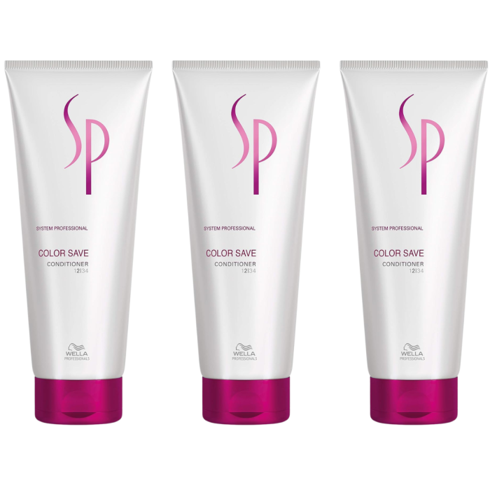 Wella System Professional Color Save Conditioner 200ML - Pack of 3