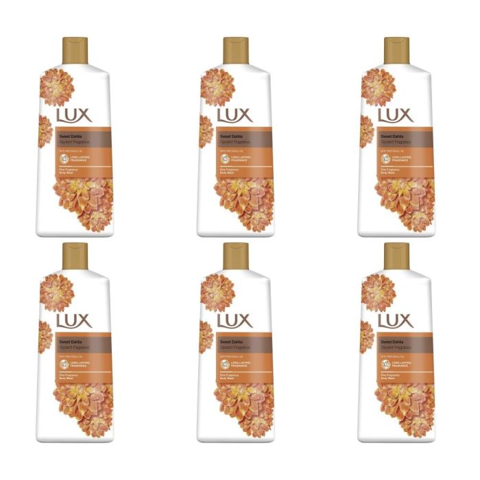 Lux Sweet Dahlia Body Wash 600ml - Pack of 6