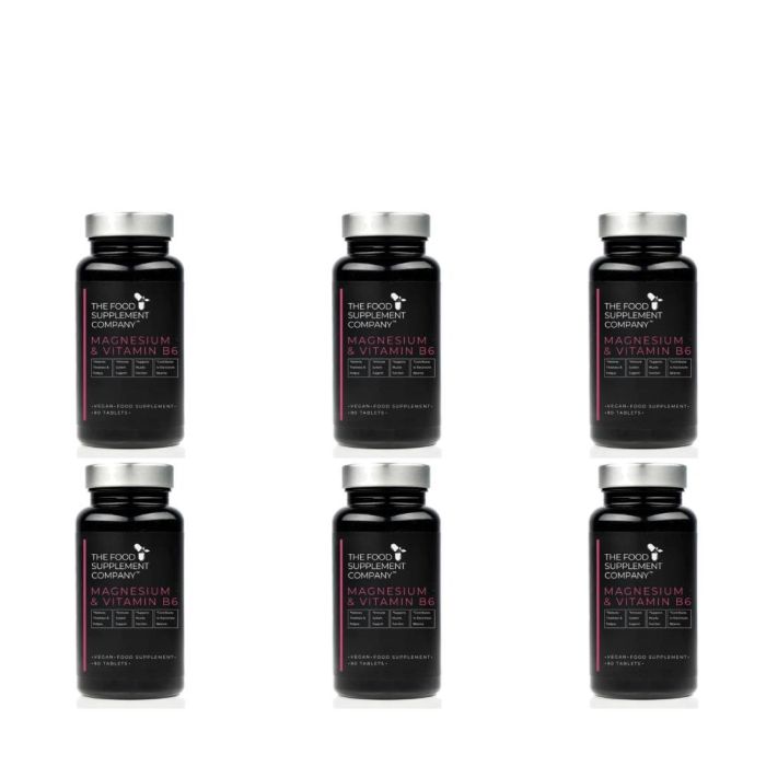 Fsc Magnesium & Vitamin B6 90 Tablets - Pack of 6
