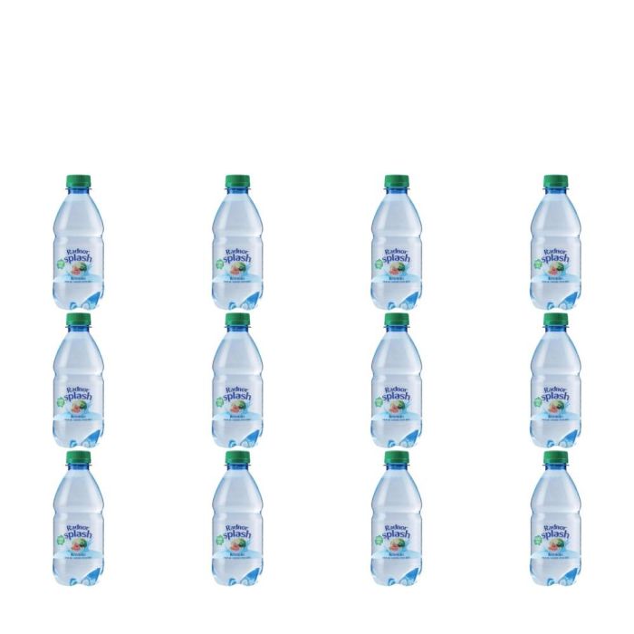 Radnor Splash Watermelon Sparkling Flavoured Spring Water 330ml - Pack of 12