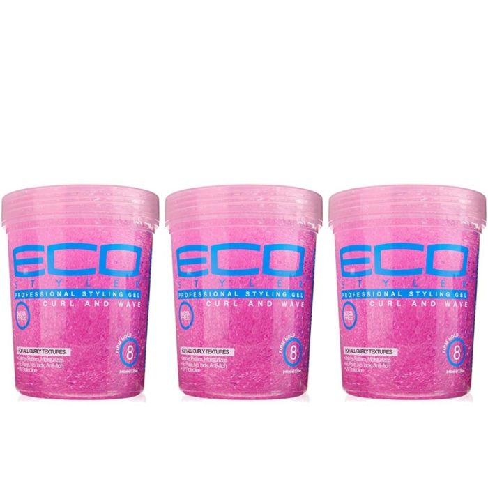 Eco Styler Curl And Wave Styling Gel 946ml - Pack of 3