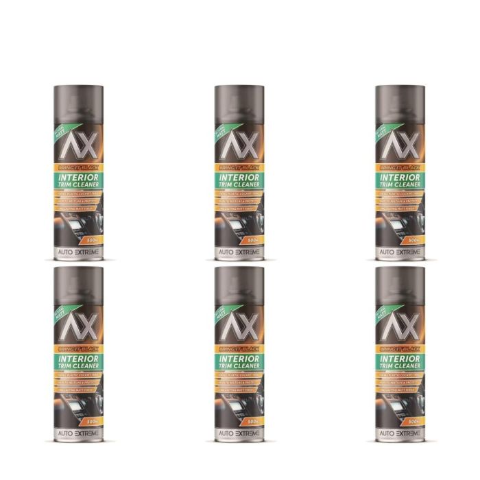 Auto Extreme Bring It Black Matt Interior Trim Cleaner 500ml - Pack of 6