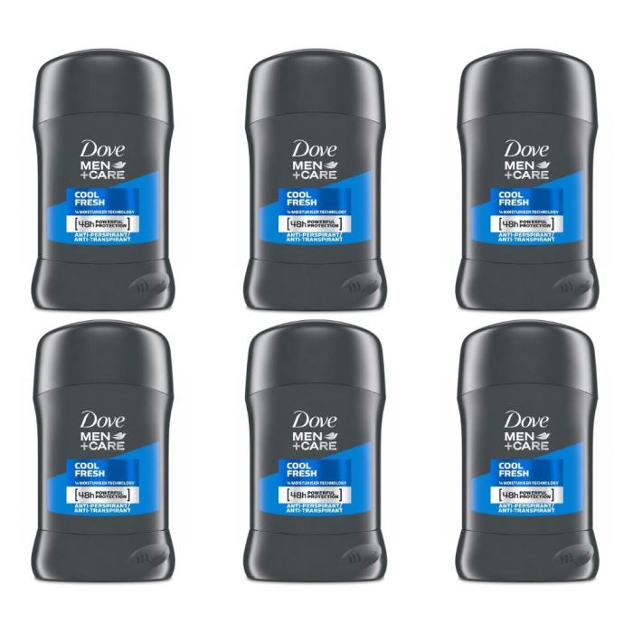 Dove Men+Care Cool Fresh Anti-Perspirant Stick 50ml - Pack of 6