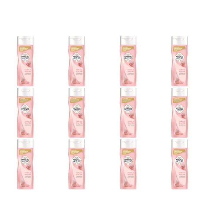 Imperial Leather Mallow & Rose Milk Shower Gel 250ml - Pack of 12