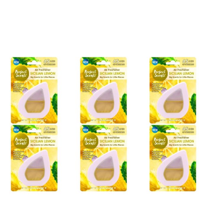 Perfect Scents Sicilian Lemon Air Freshener 7.5ml - Pack of 6