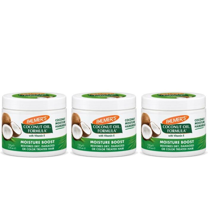Palmers Coconut Oil Formula Moisture Boost Hairdress 150g - Pack of 3