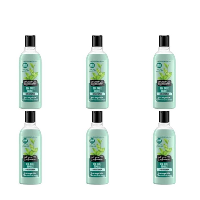 Alberto Balsam Tea Tree Conditioner 300ml - Pack of 6
