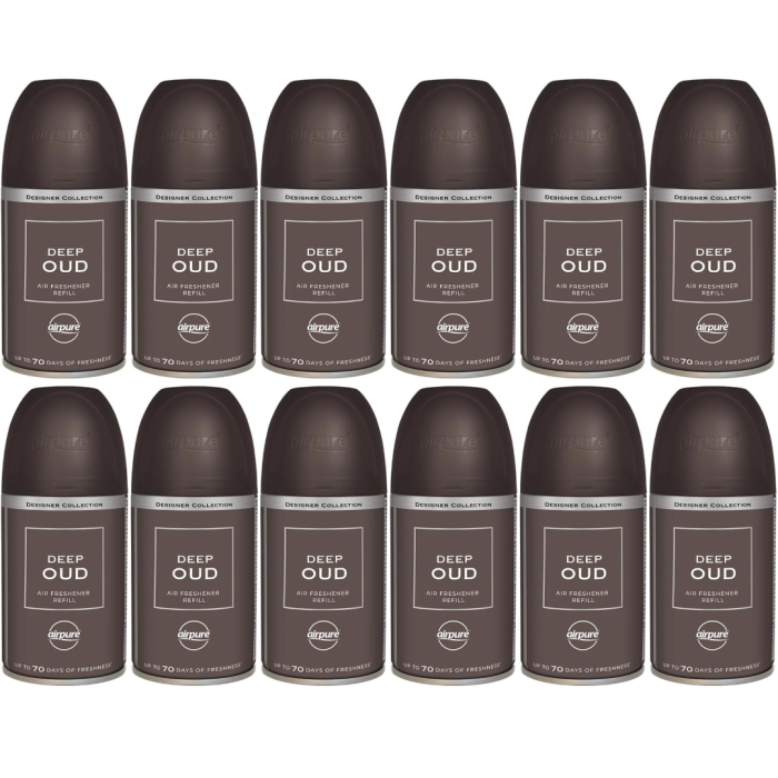 Airpure Designer Collection Deep Oud Air Freshener Refills 250ml
