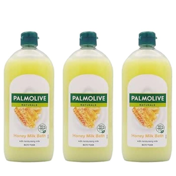Palmolive Naturals Honey Milk Bath Foam 750ml - Pack of 3