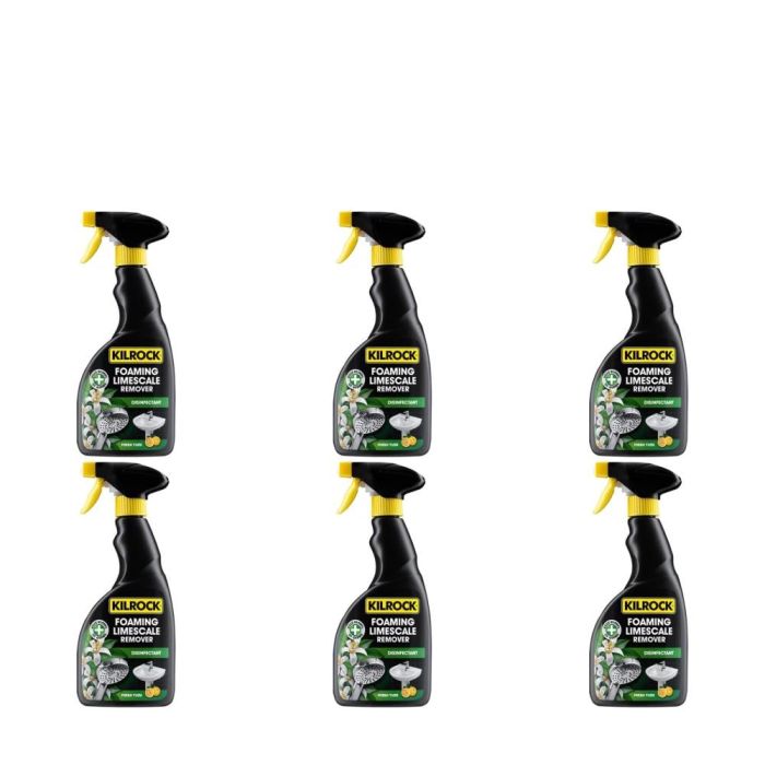 Kilrock Fresh Yuzu Foaming Limescale Remover 500ml - Pack of 6
