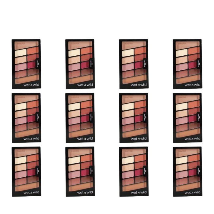Wet n Wild Color Icon 10-Pan Eyeshadow Palette Rosé in the Air - Pack of 12