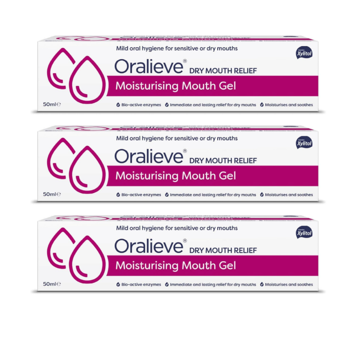 Oralieve Moisturising Mouth Gel for Dry Mouth Relief 50 ML - Pack of 3