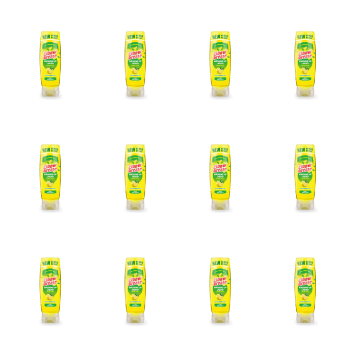 Elbow Grease Stand Up Washing Up Liquid Lemon 450ml - Pack of 12