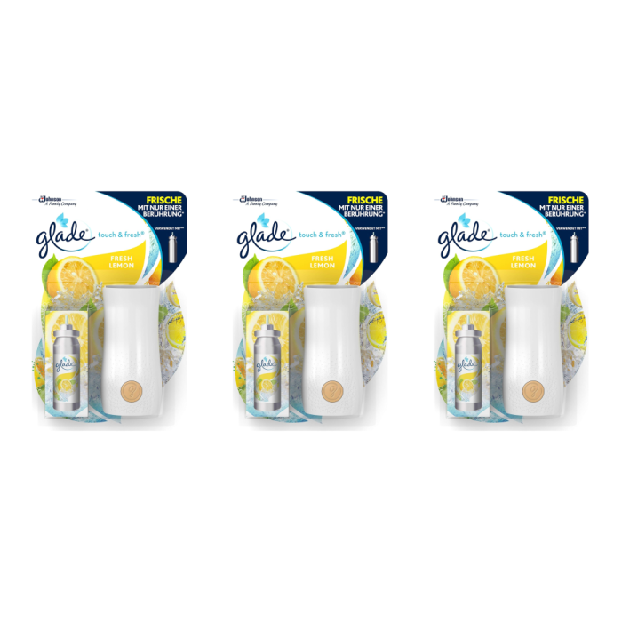 Glade Touch & Fresh Lemon Air Freshener 10 ml - Pack of 3