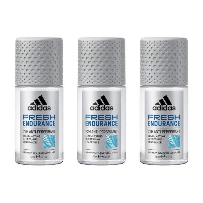 Adidas Fresh Endurance Women's Antiperspirant Roll-On Deodorant 50 ML - Pack of 3