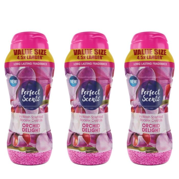 Perfect Scents Orchid Delight In-Wash Booster Crystals 1.98kg - Pack of 3