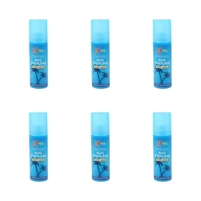 Xpel Tropical Formula Bug Cooling Pump Spray 120ml - Pack of 6