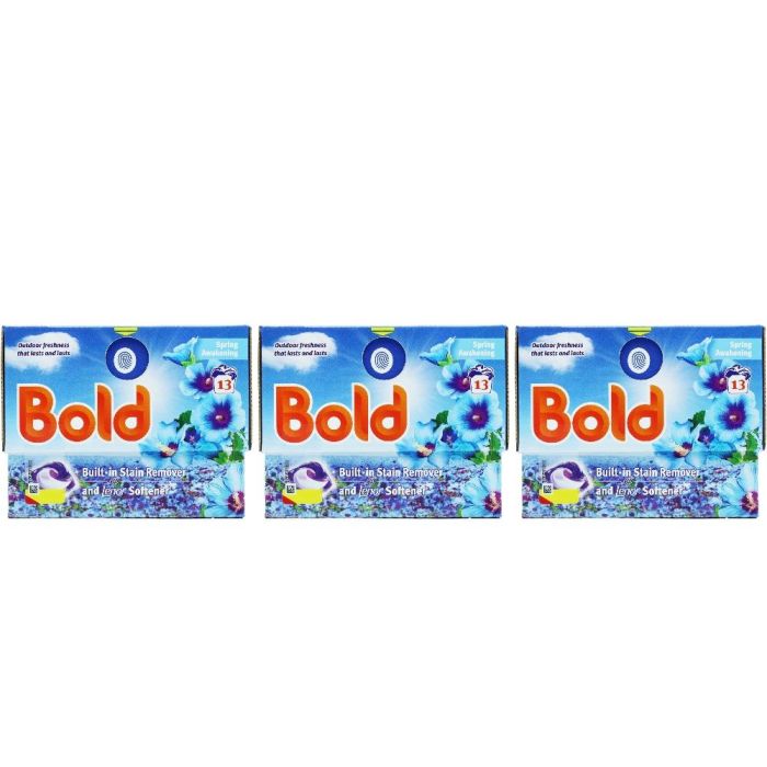 Bold Spring Awakening Laundry  13 capsules - Pack of 3