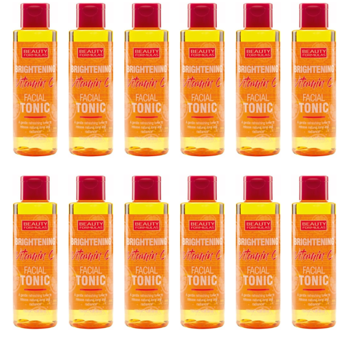 Beauty Formulas Brightening Vitamin C Skincare Facial Tonic 150ml - Pack of 12