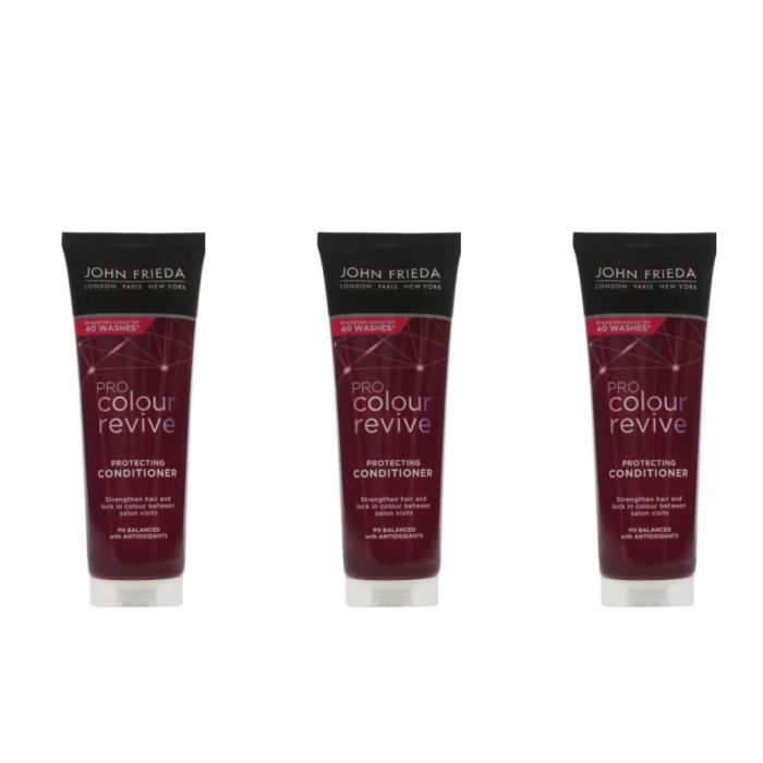 John Frieda Pro Colour Revive Conditioner 250ml - Pack of 3