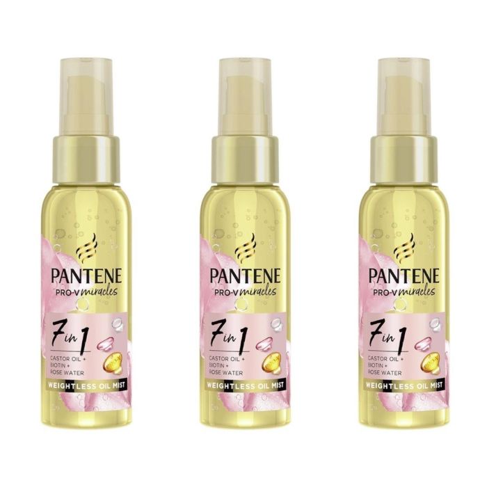 Pantene Pro-V Miracles 7-in-1 Weightless Hair Oil Spray 100 ML - Pack of 3