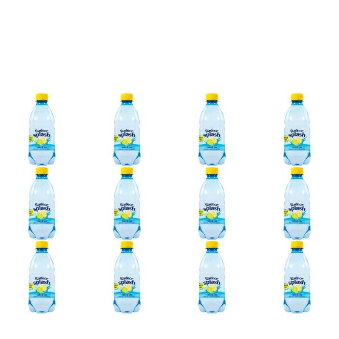 Radnor Splash Lemon & Lime Sparkling Flavoured Spring Water 330ml - Pack of 12