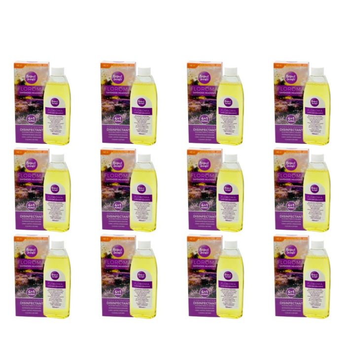 Perfect Scents Floroma Lavender Meadows Concentrated Disinfectant 180ml - Pack of 12