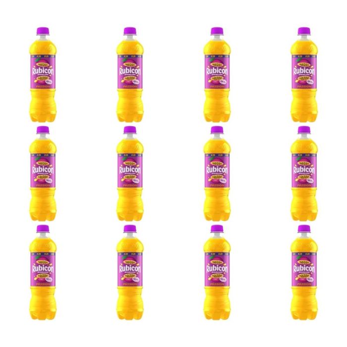 Rubicon Sparkling Passion Fruit Juice 500ml - Pack of 12