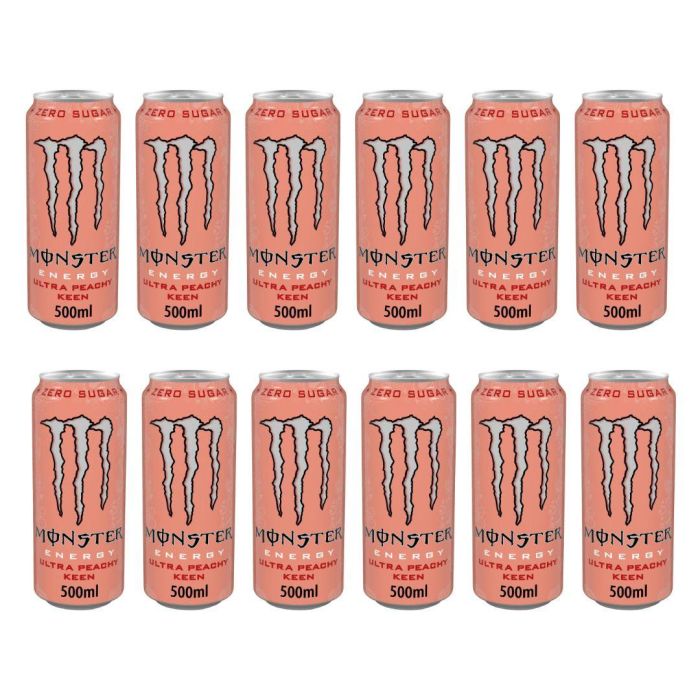 Monster Energy Drink Ultra Peachy Keen 500 ML - Pack of 12