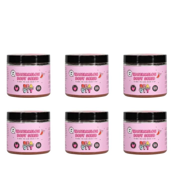 Mallows Beauty Watermelon Pink Himalayan Body Scrub 250g - Pack of 6