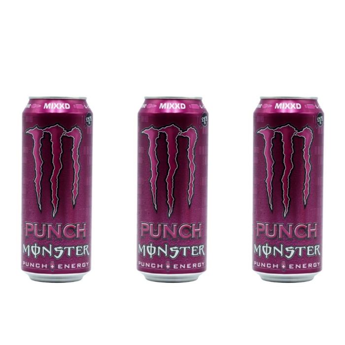 Monster Energy MIXXD Punch Drink 500ml - Pack of 3
