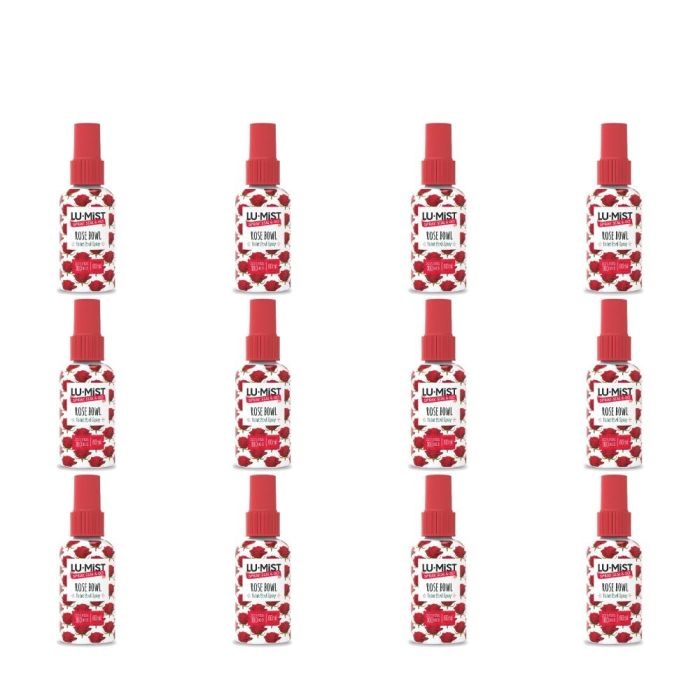 Lu-Mist Rose Bowl Toilet Bowl Spray 60ml - Pack of 12
