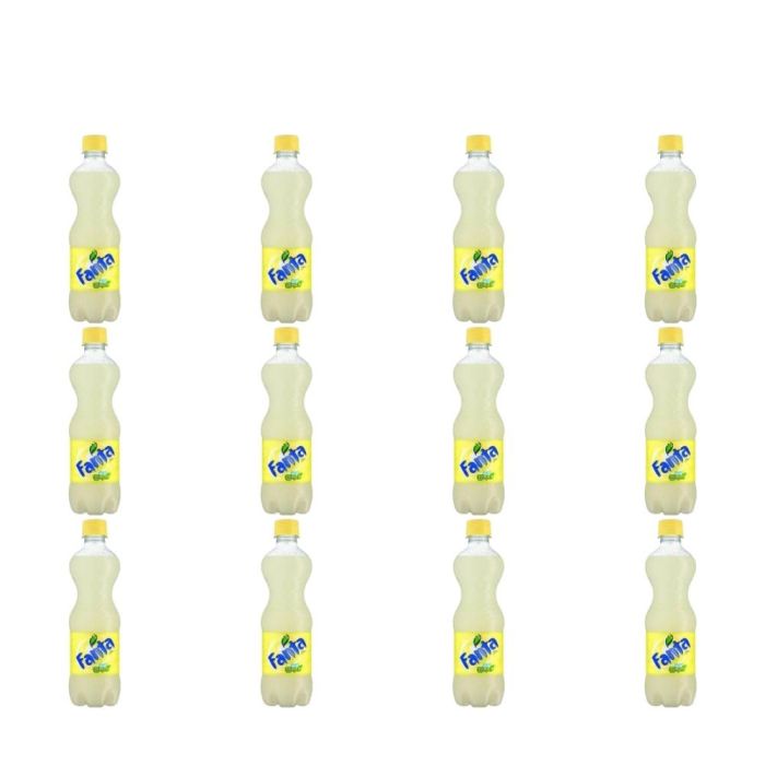 Fanta Lemon Soft Drink 500ml - Pack of 12