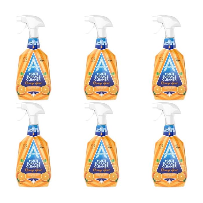 Astonish Orange Grove Multi Surface Cleaner 750ml - Pack of 6