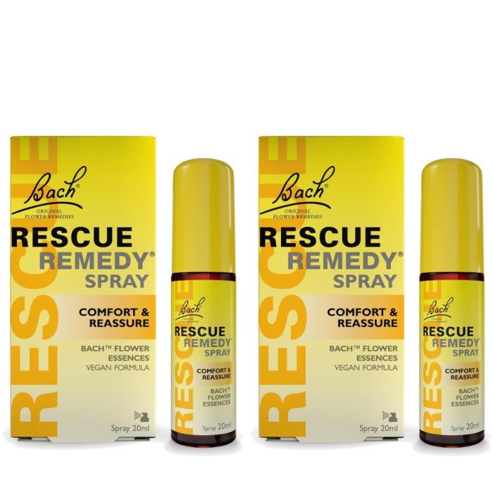 Bach Rescue Remedy Comfort & Reassure Flower Essence Spray 20ml - Pack of 2