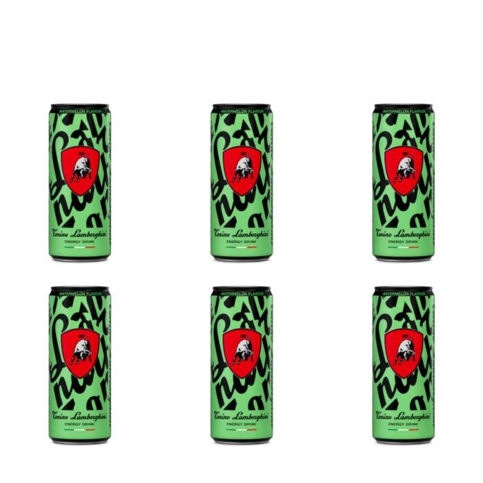 Tonino Lamborghini Watermelon Energy Drink 330ml - Pack of 6
