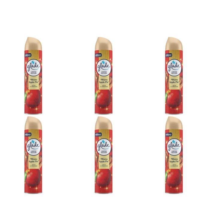Glade Apple & Cinnamon Air Freshener Spray 300ml - Pack of 6