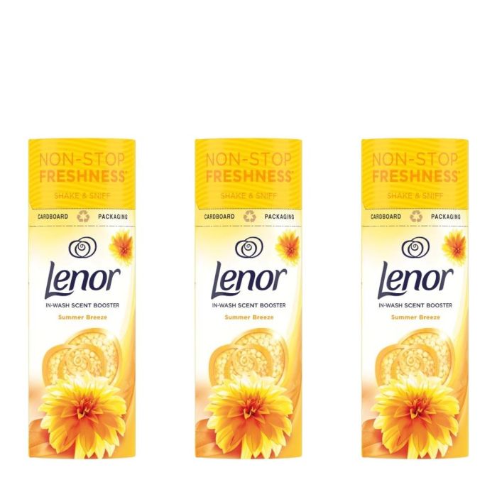 Lenor Summer Breeze In-Wash Scent Booster Beads 176g - Pack of 3