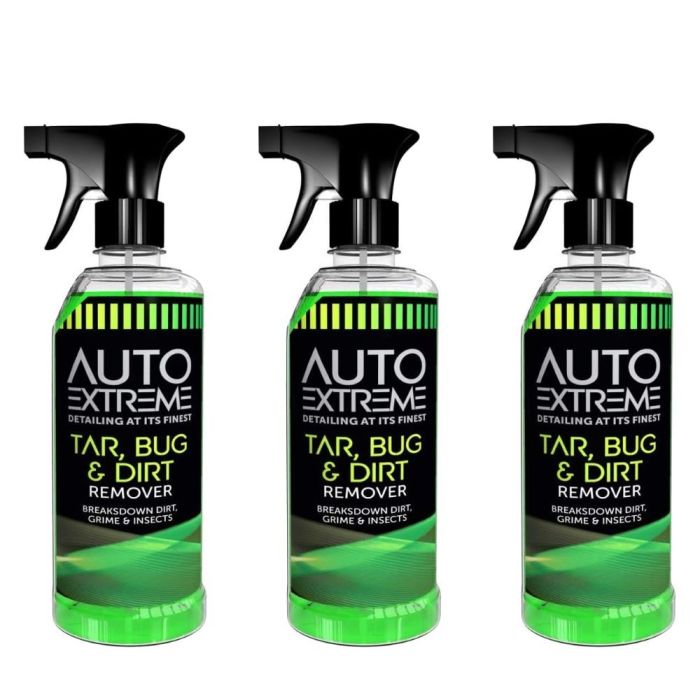 Auto Extreme Tar, Bug & Dirt Remover Spray 720ml - Pack of 3