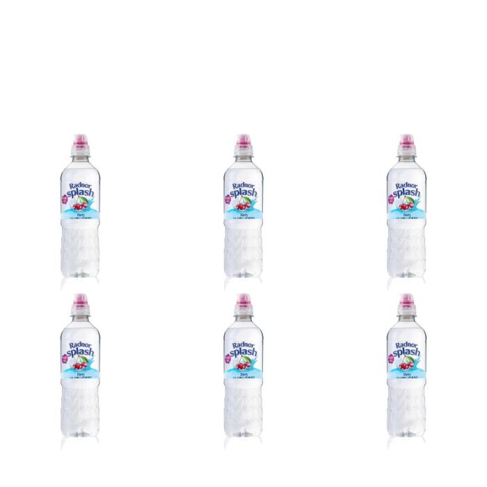 Radnor Splash Cherry Still Flavoured Spring Water 500ml - Pack of 6