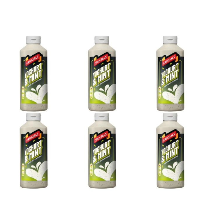 Crucials Yoghurt & Mint Sauce 500ml - Pack of 6