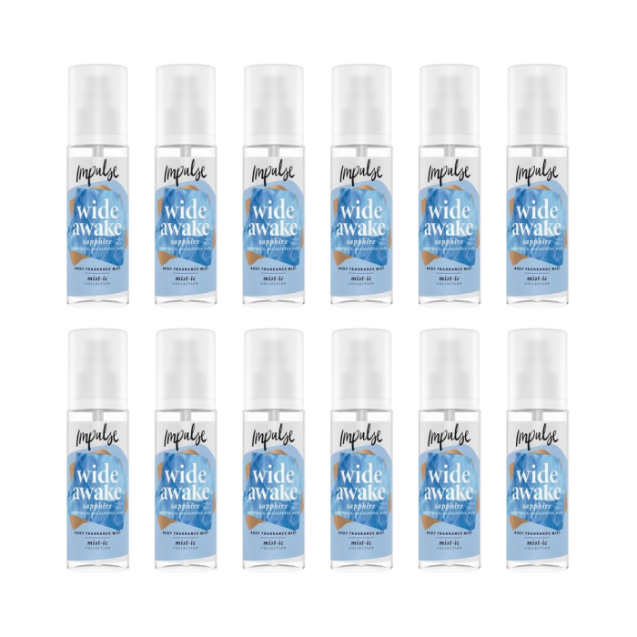 Impulse Wide Awake Body Mist 150ml - Pack of 12