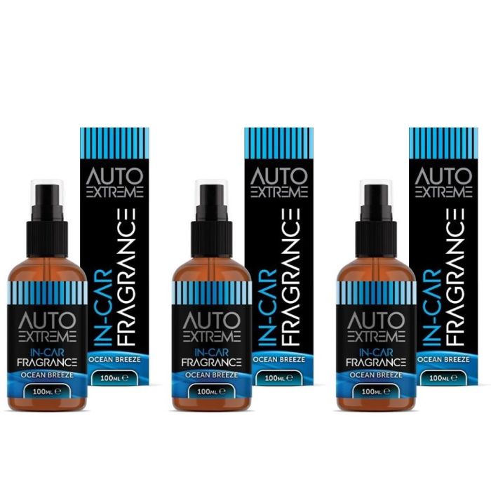 Auto Extreme Ocean Breeze Car Air Freshener Spray 100ml - Pack of 3