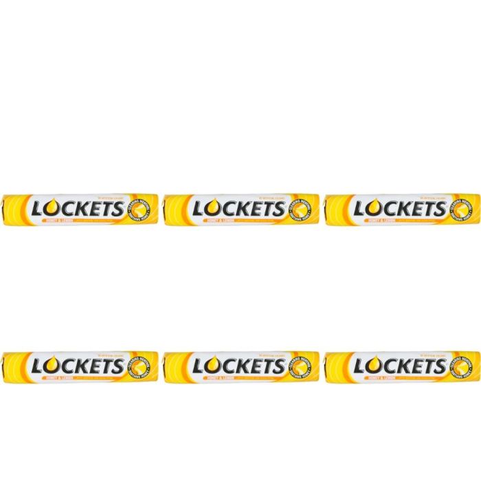 Lockets Honey & Lemon Lozenges 41g - Pack of 6