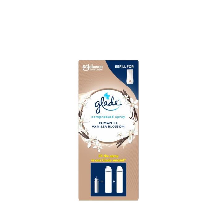Glade Romantic Vanilla Blossom Air Freshener Refill 10ml - Pack of 6