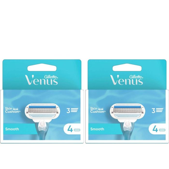 Gillette Venus Smooth Women Razor 3 Blades - Pack of 2