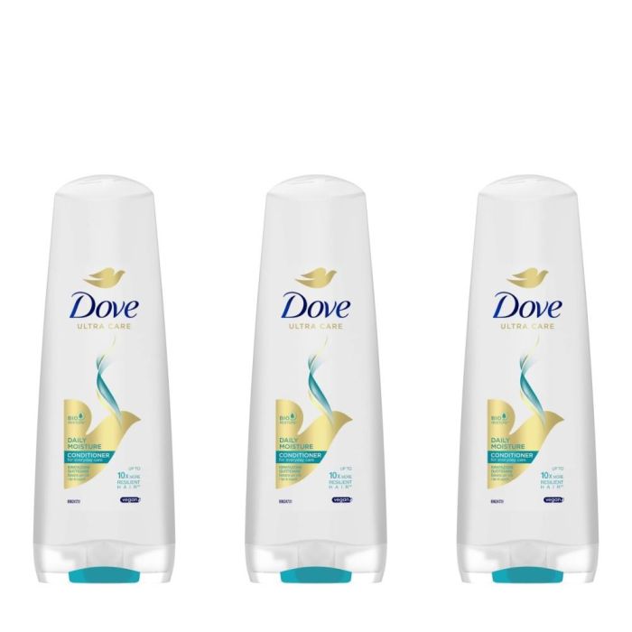 Dove Daily Moisture Conditioner 350ml - Pack of 3